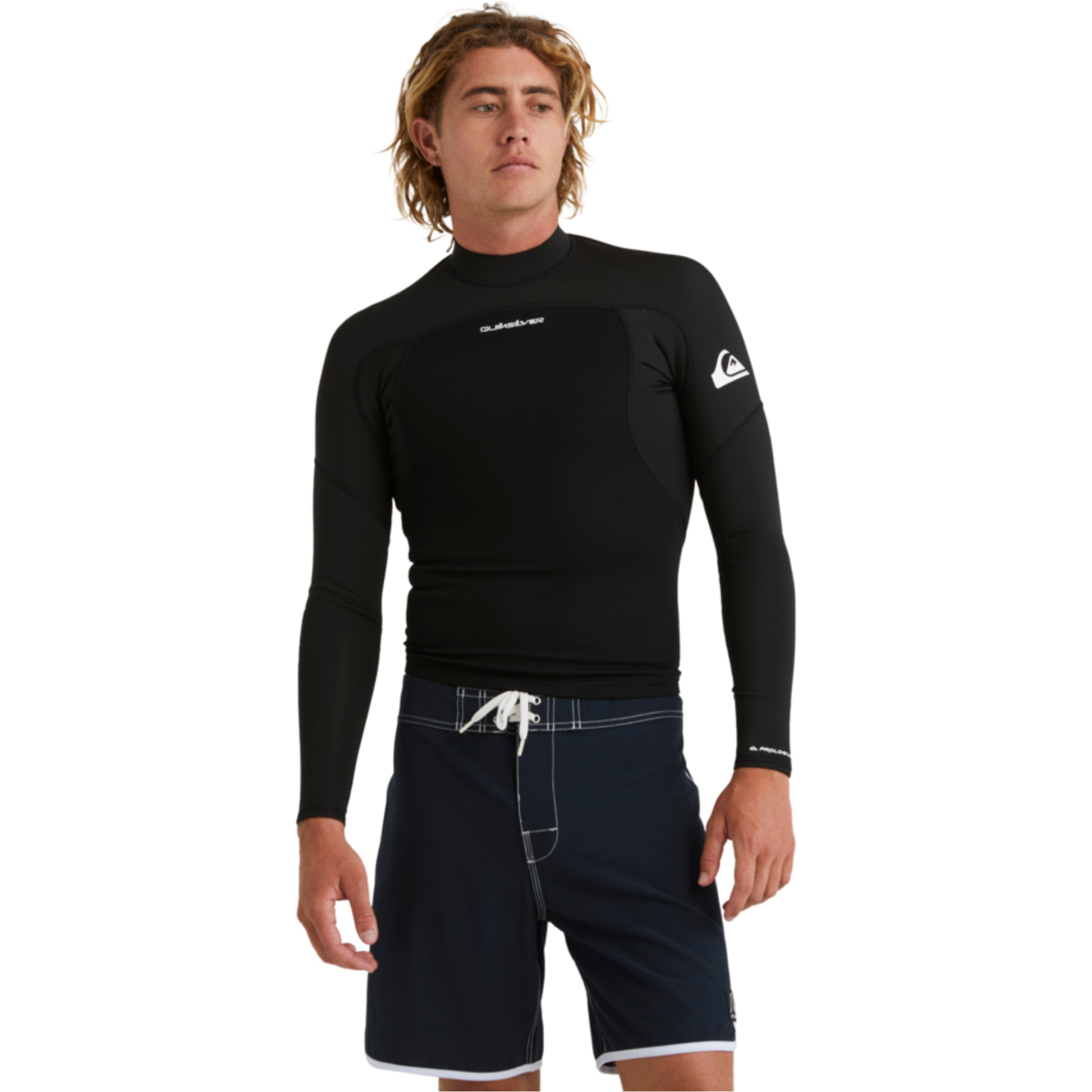 2026 Quiksilver Heren Prologue 1mm Long Sleeve Wetsuit Jacket EQYW803063 - Black